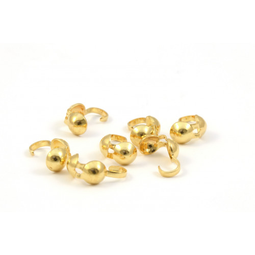 GOLD COLOR BEAD TIP (PACK OF 20)